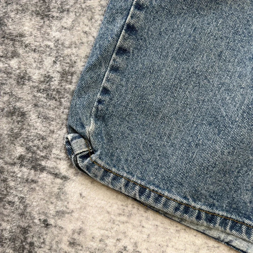 VTG Levis Jean Shorts Mens 32 (Fits 30) 505 Relaxed Fit Blue Denim Jorts Dad Y2K